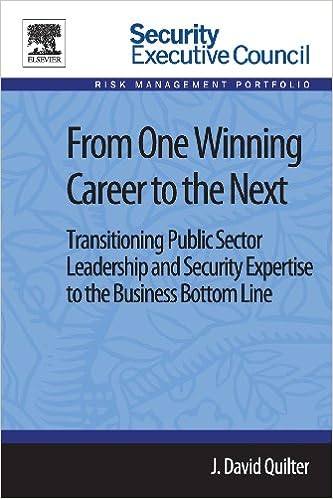 现货 英文原版 From One Winning Career to the Next: Transitioning Public Sector Leadership and Securi 9780124115941