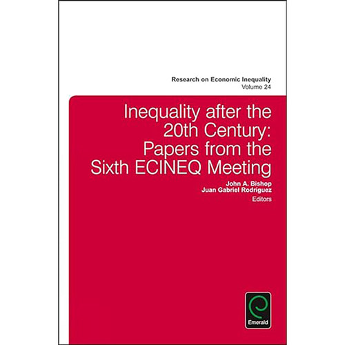 现货 英文原版 Inequality after the 20th Century:Papers from the Sixth ECINEQ Meeting (Research on Econom 9781785609947