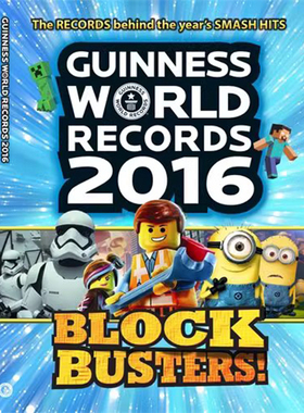 吉尼斯世界纪录2016合集 英文原版 Guinness World Records 2016: Blockbusters 大事件记录集 平装 9781910561461