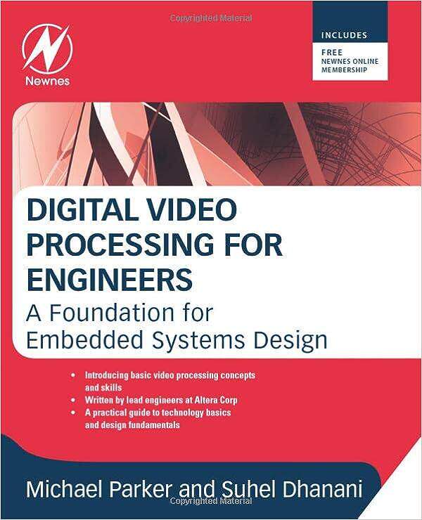 现货 英文原版 工程师的数字视频处理：嵌入式系统设计基础Digital Video Processing for Engineers:A Foundatio 9780124157606