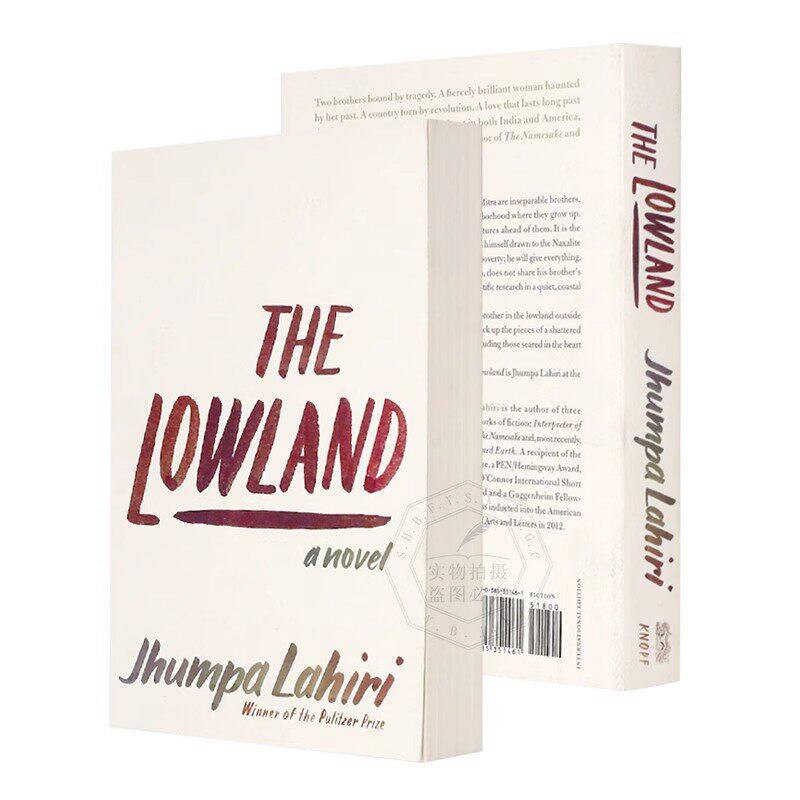 低地 英文原版 The Lowland Jhumpa Lahiri著 为了他的信念将改变他最亲爱的人的未来：新婚、妻子 平装 进口书