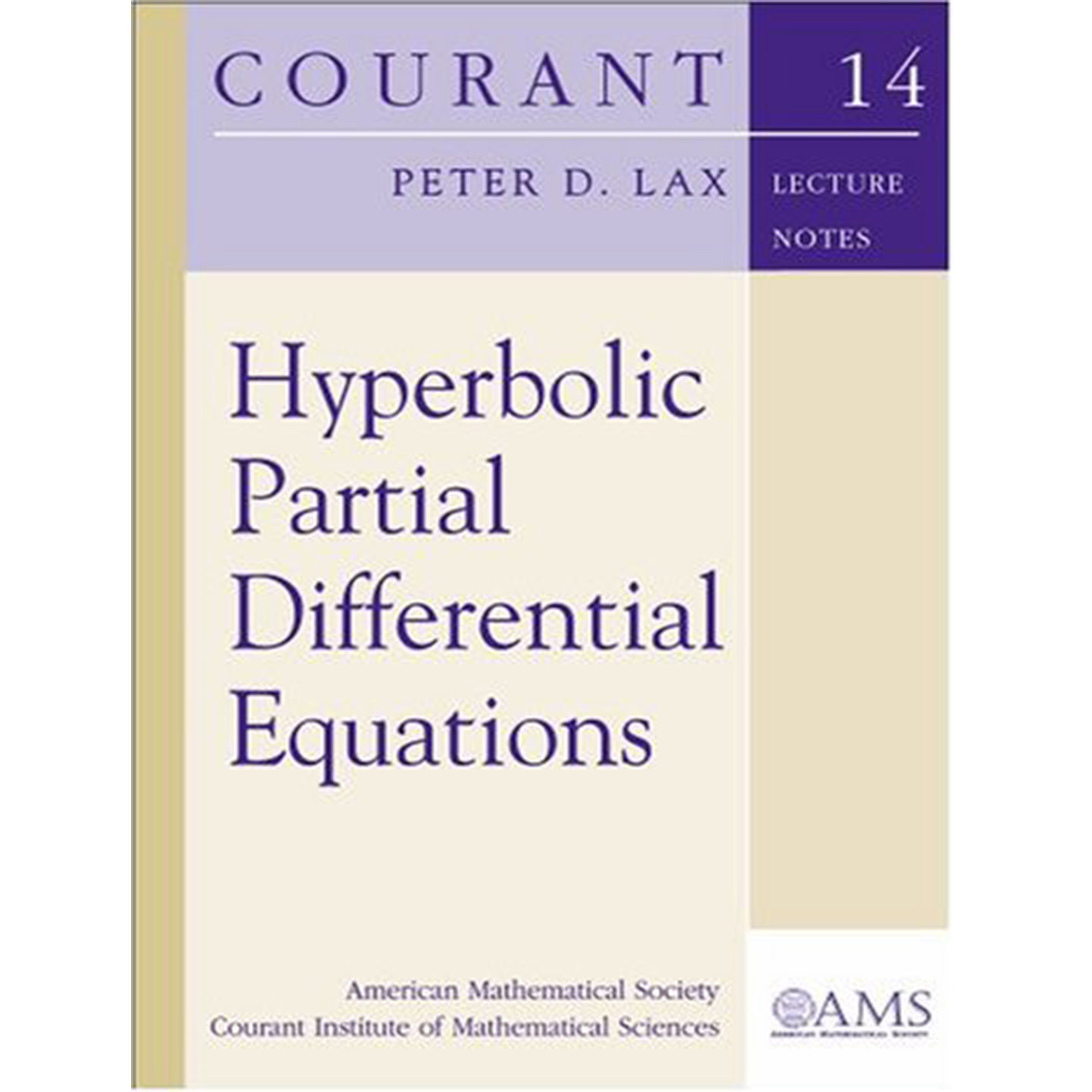 现货 双曲型偏微分方程 Hyperbolic Partial Differential Equations 英文原版 9780821835760