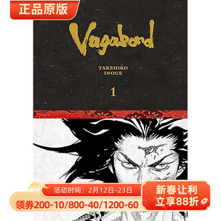预订 进口原版漫画 侠客行 1-2 卷 Vagabond Definitive Edition, Vol. 1-4 精装限定版 9781974752584