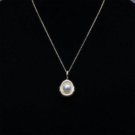 Audrey PearlS925银海水真多麻珍珠吊坠7.5mm V201-S1041,珠宝/钻石/翡翠,颈饰,淘宝优惠券,粉丝福利购,淘宝优惠卷