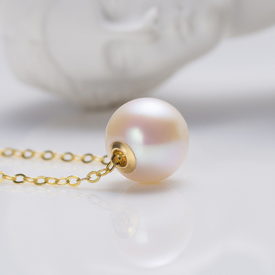 Audrey PearlS925银淡水珍珠吊坠10-11mm V201-S213-BZ