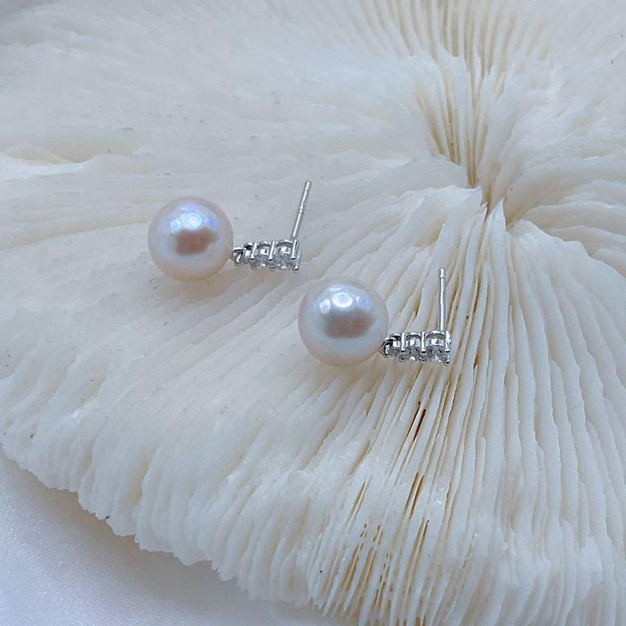 Audrey PearlS925银淡水珍珠耳饰9-10mm V201-D607,珠宝/钻石/翡翠,耳饰,淘宝优惠券,粉丝福利购,淘宝优惠卷