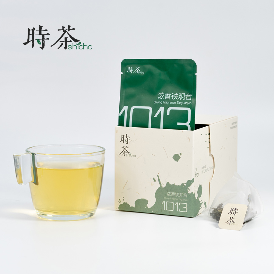 时茶闽南乌龙茶原叶青茶安溪四大名旦浓香型铁观音1盒12包袋泡茶