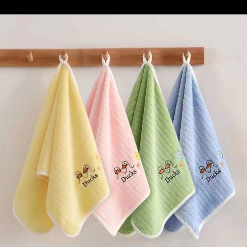 儿童毛巾洗漱棉柔软吸水珊瑚绒