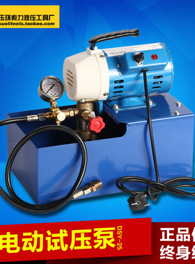 DSY-25 60手提式电动试压泵 PPR水管道试压机 双缸打压泵打压机