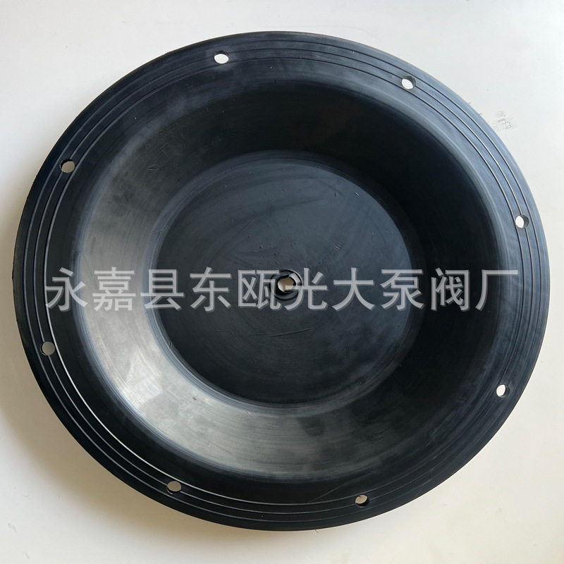 QBY/K-80/100气动隔膜泵膜片丁睛橡胶夹布隔膜片耐油直径450MM8孔