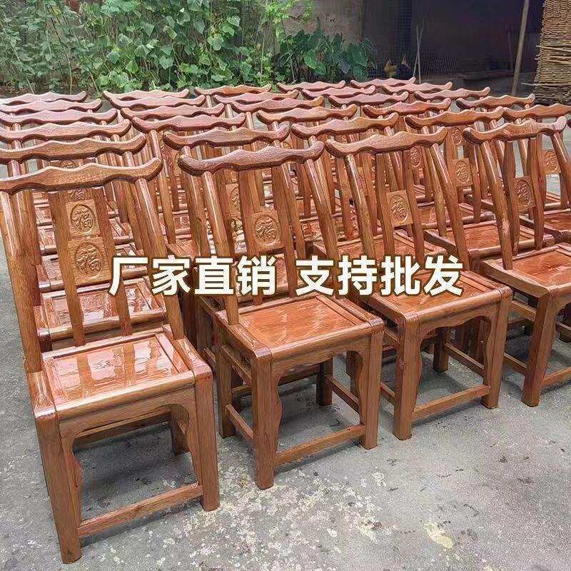 实木椅子木凳子松木农村家用老式椅儿童休闲餐椅换鞋凳喂奶靠背P^