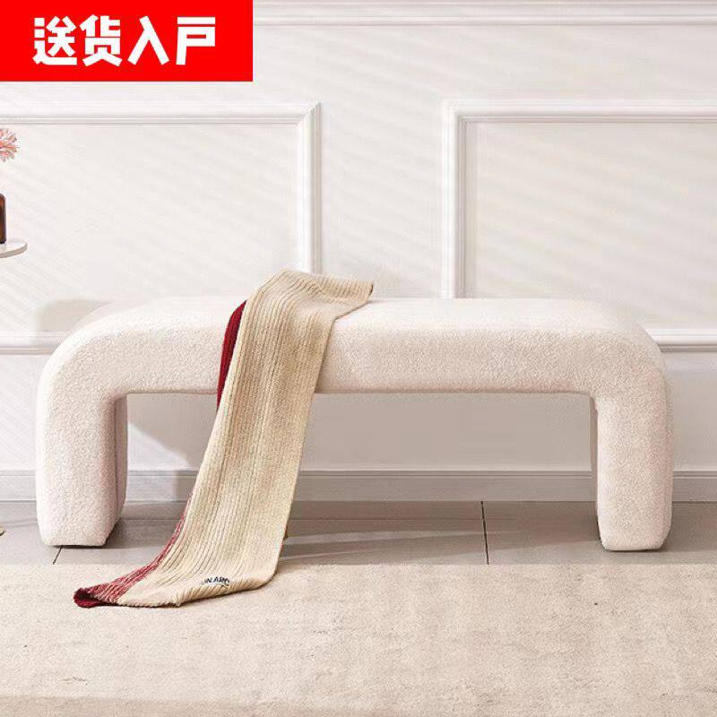 简约风入户换鞋凳门口可坐延长床尾凳衣帽间试衣间休息凳子长条凳