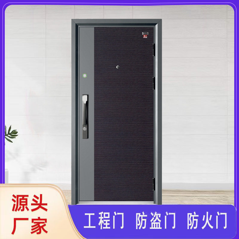 源头工厂钢质入户门学校门非标镀锌钢板宿舍内室门外贸铁门工程门