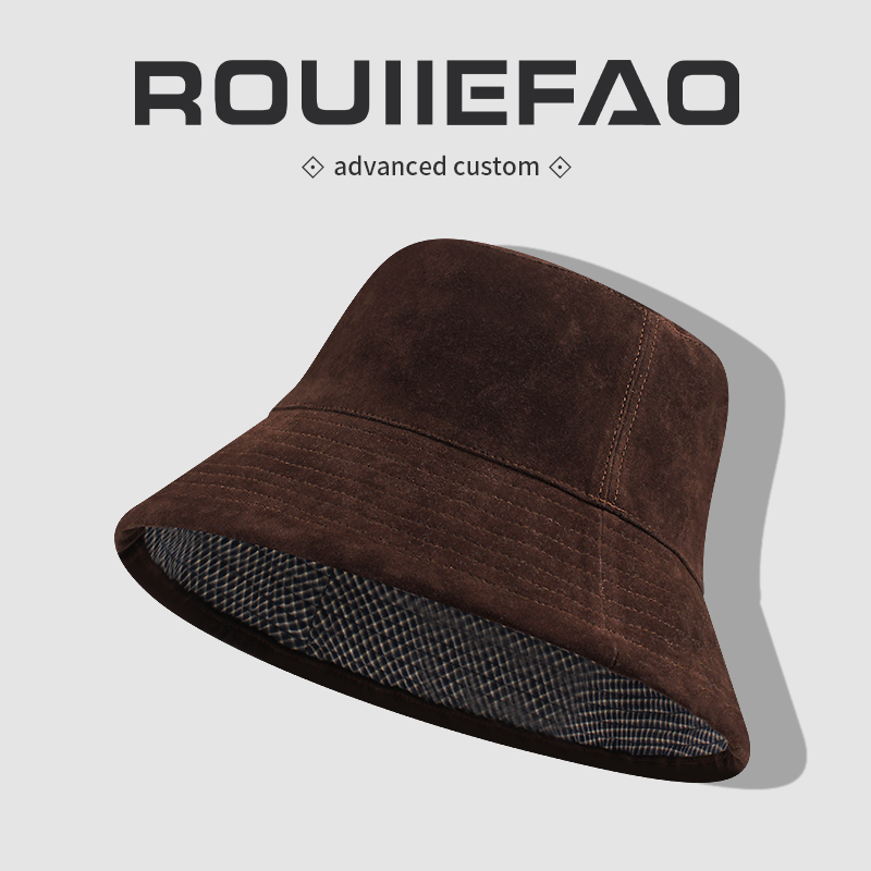 ROUIIEFAO渔夫帽双面戴显脸小