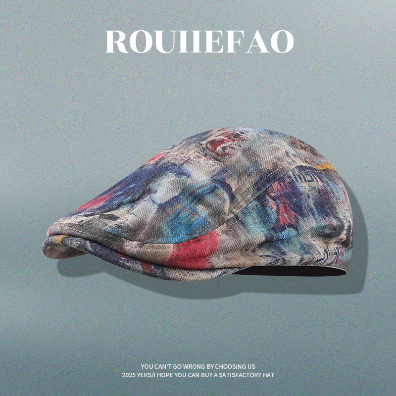 ROUIIEFAO前进帽户外美式复古