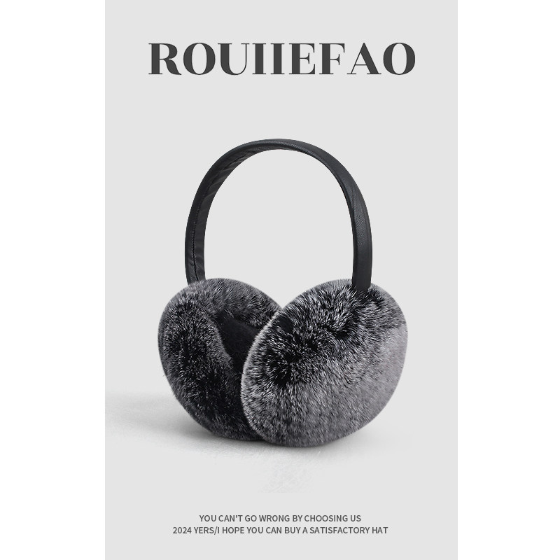 2025新款獭兔毛耳罩女秋冬季保暖耳套大头围东北骑行耳捂防寒耳包,服饰配件/皮带/帽子/围巾,耳套,淘宝优惠券,粉丝福利购,淘宝优惠卷