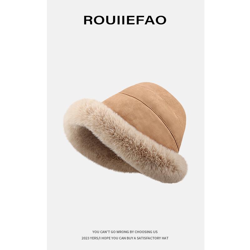 ROUIIEFAO渔夫帽逛街休闲男女冬