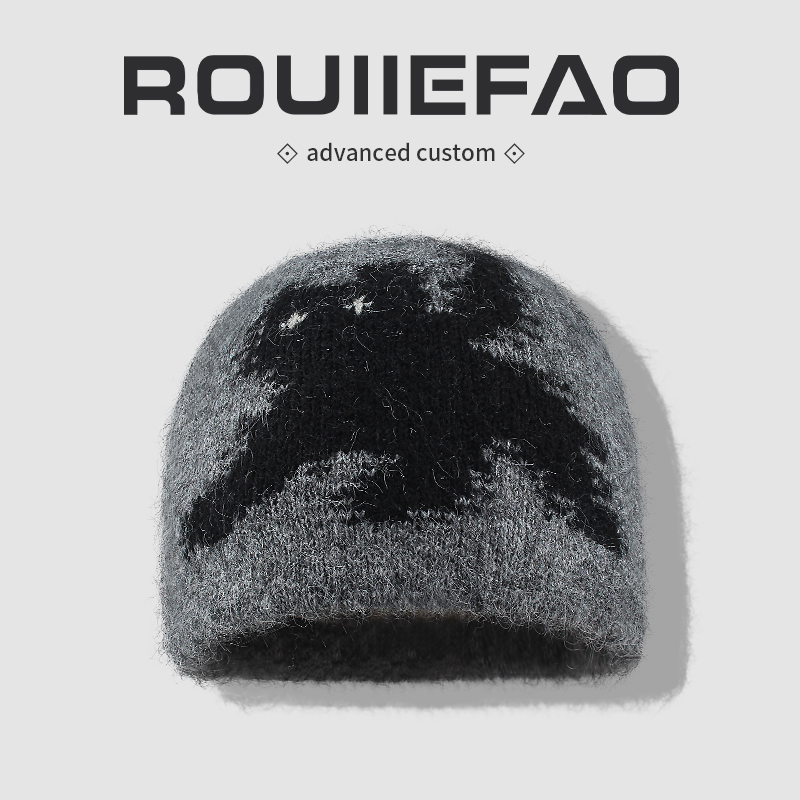 ROUIIEFAO包头帽可爱猫咪百搭