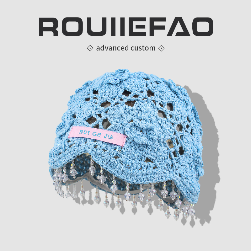 ROUIIEFAO包头帽波西米亚薄款