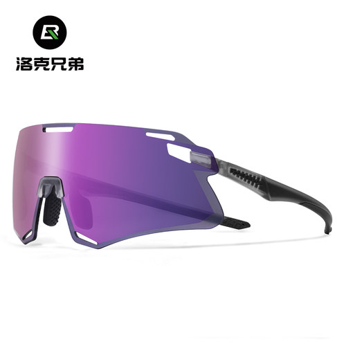 洛克兄弟骑行眼镜TR90记忆镜架