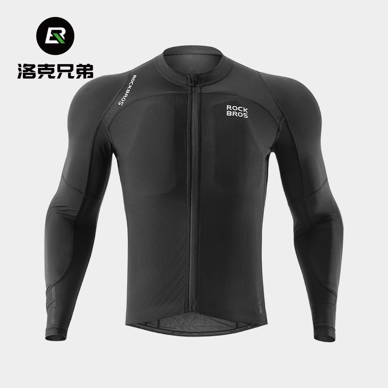 洛克兄弟摩托车护甲衣CE1级认证防摔机车赛车内胆骑行服内衬男女