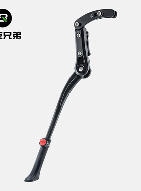 洛克兄弟自行车铝合金脚撑可调节山地车中支撑脚架侧支架配件装备