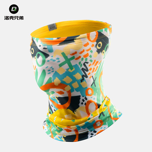 洛克兄弟多功能儿童抓绒保暖面罩秋冬滑雪围脖巾骑行小帽护耳头套