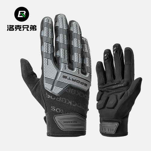 洛克兄弟骑行手套硅胶保暖