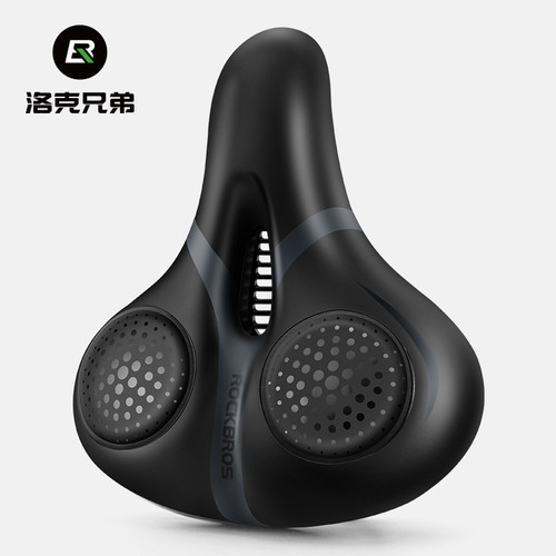 洛克兄弟自行车坐垫中空透气加厚