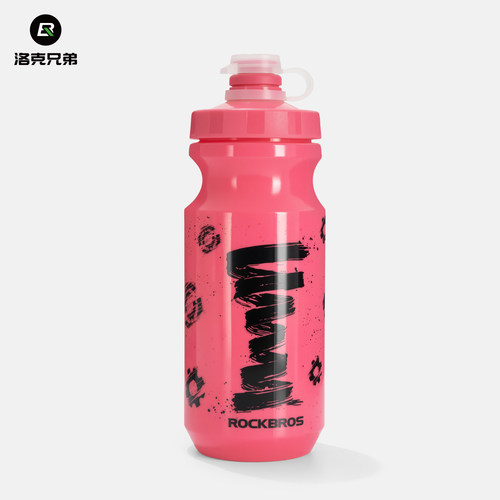 洛克兄弟骑行水壶挤压式不漏水