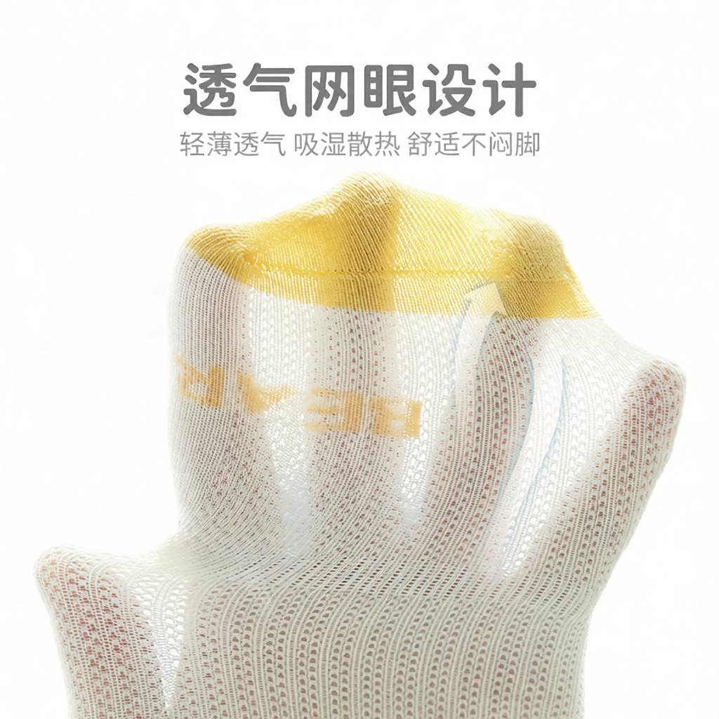 #25夏季婴儿长筒袜防蚊袜薄款网眼袜松口A类宝宝袜子过膝防滑护膝