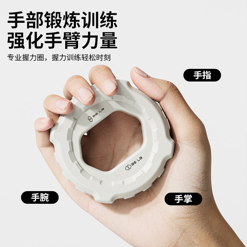 手力握力器握力手指肌肉硅胶恢复力量橡胶圈腕力圆形康复健身器材