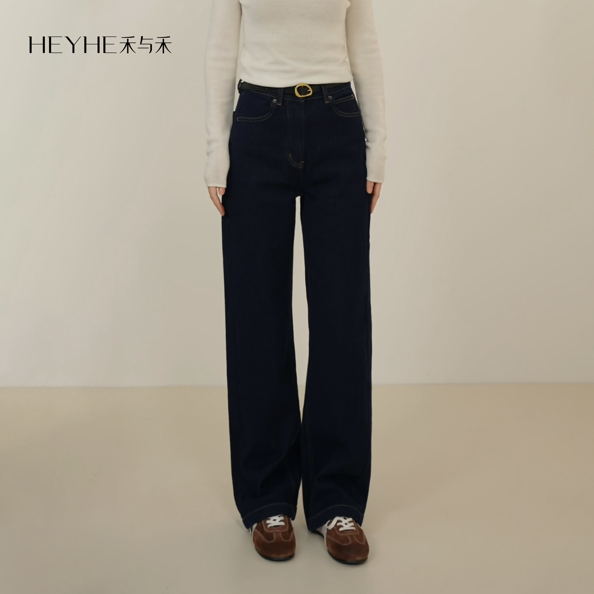 小禾【破茧牛仔】德绒锁温环保洗水保暖空气层微弯刀阔腿牛仔裤,女装/女士精品,棉裤/羽绒裤,淘宝优惠券,粉丝福利购,淘宝优惠卷