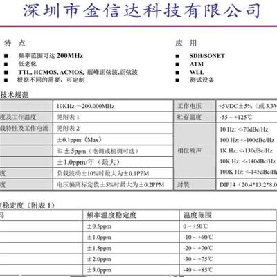 正方形 温补晶振 TCXO 高精度 1MHZ 4M 10M 12M 24M 27M 50M 60M