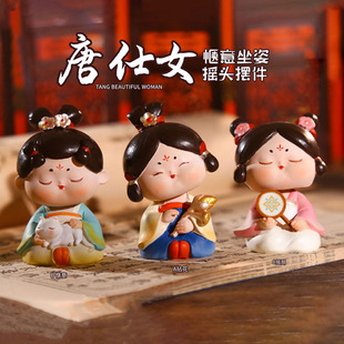 感送朋友 西安文创纪念品洛阳古风唐仕女摆件特色生日礼物毕业仪式