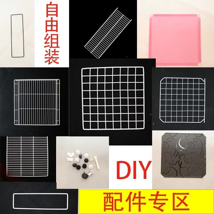 猫别墅铁丝网片笼子组装铁网门图片