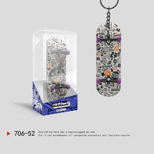 Fingerboarding手指滑板32MM深凹宽版枫木合金轴承轮解压玩具