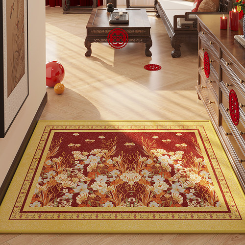高级感复古入户门地垫可自由裁剪