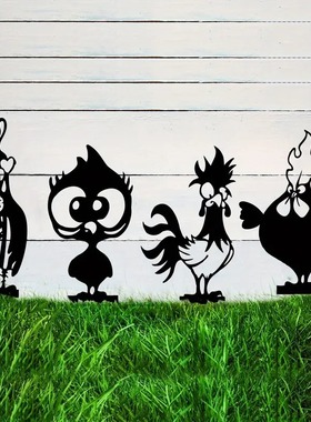 爆款ChickenYardArt创意花园公鸡