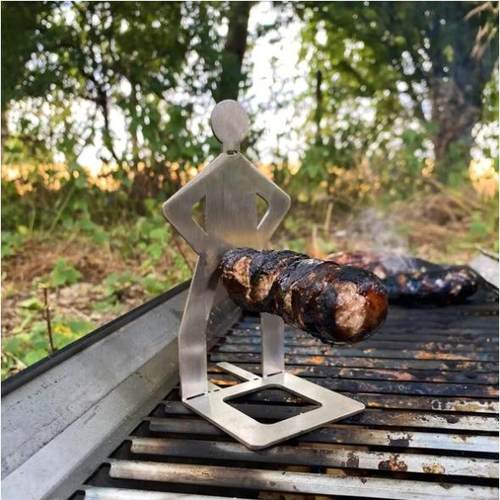 StainlessSteelBBQSausageHolder