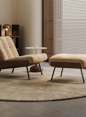 Daiki单人沙发休闲椅客厅设计师中古侘寂风轻奢艺术高级感阅读椅