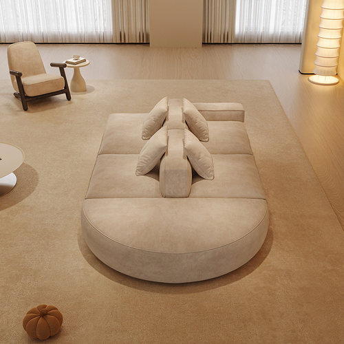 布艺双面岛屿沙发2025新款