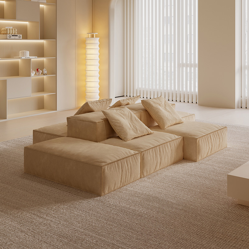 中古奶油风百变双面沙发