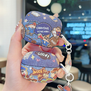 新红米蜡笔小新牛仔buds7S耳机套适用Redmi buds6pro/5pro软壳buds6活力板/青春版卡通Redmi buds6/5s保护壳