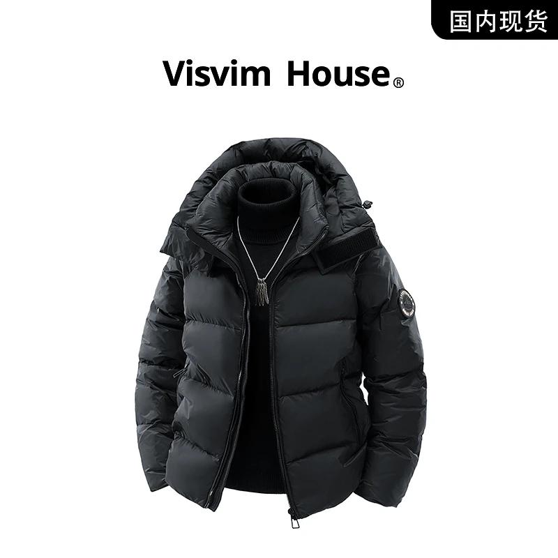 品牌现货撤柜清仓】VISVIM HOUSE冬季新款连帽保暖羽绒服外套男士