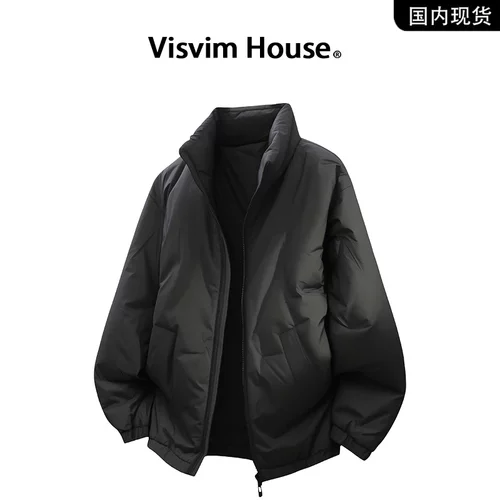 品牌现货撤柜】VISVIM HOUSE秋冬新款大码宽松白鸭绒羽绒服外套男