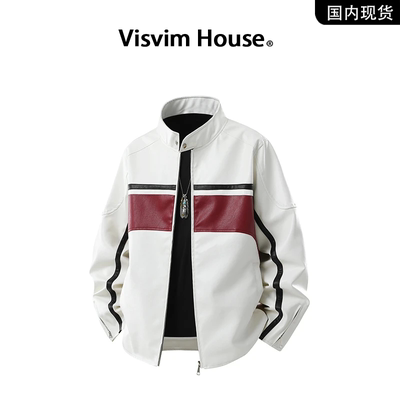 秋季新款痞帅PU皮衣机车夹克外套