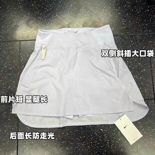 耐克羽毛球网球裙防走光弹力运动短裙半身裙速干跑步透气轻薄裙裤
