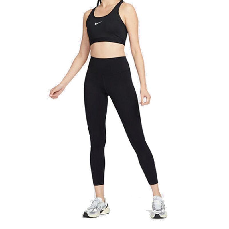 Nike耐克女速干高腰九分紧身裤跑步训练瑜伽普拉提运动健身裤