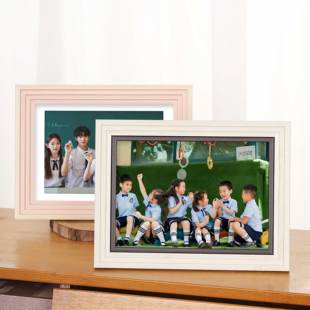 6寸相框照片打印加相框摆台高级感情侣照片相框照片定制diy挂墙